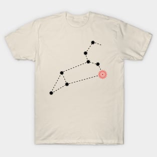 Magha Nakshatra Hindu Vedic Sidereal Astrology Constellation T-Shirt